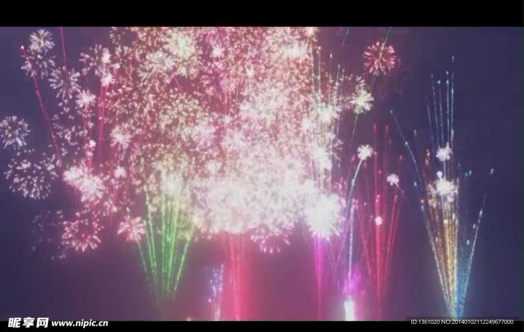 烟花礼花视频素材