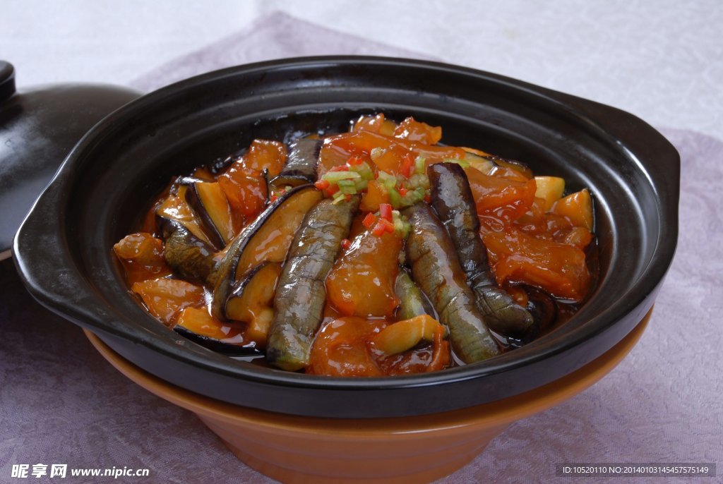 蹄筋烧茄子