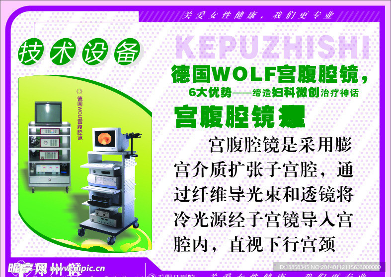 宫腹腔镜治疗原理