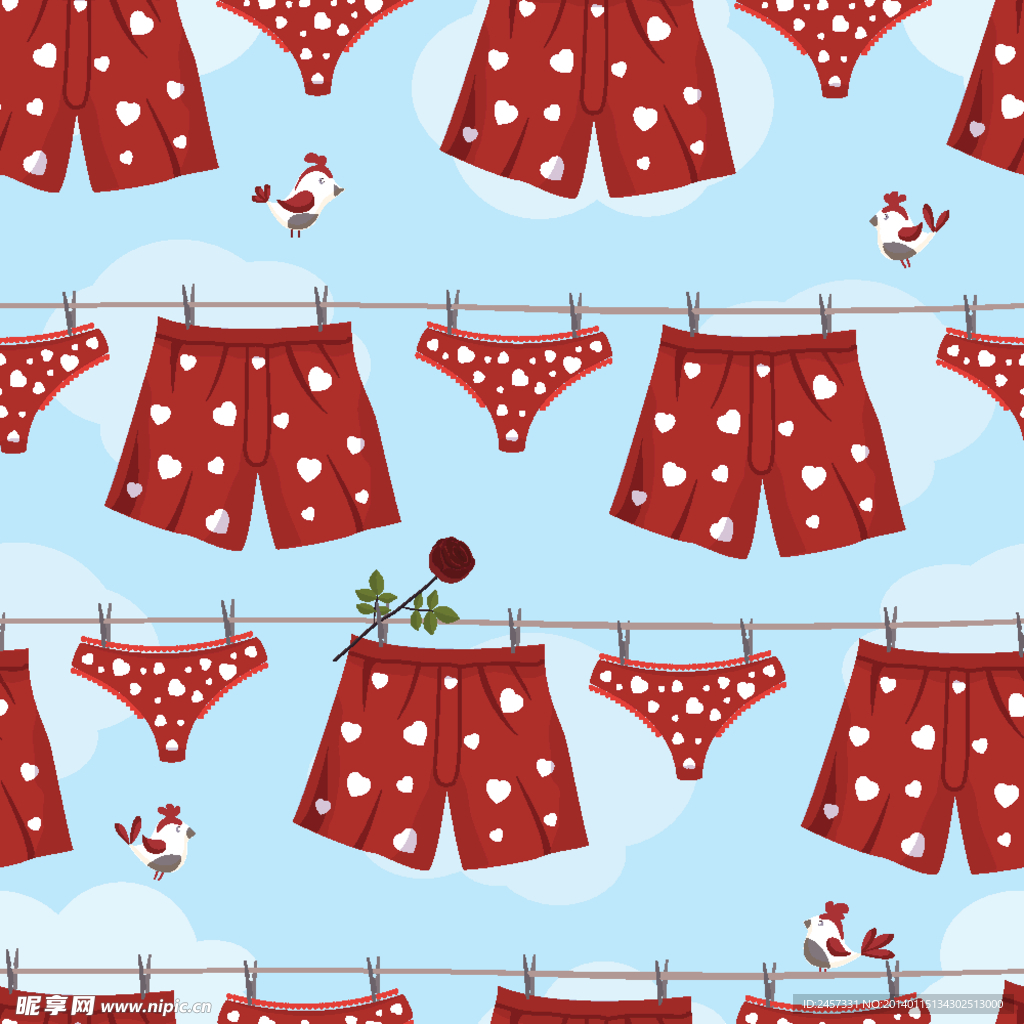 情人节情侣内衣