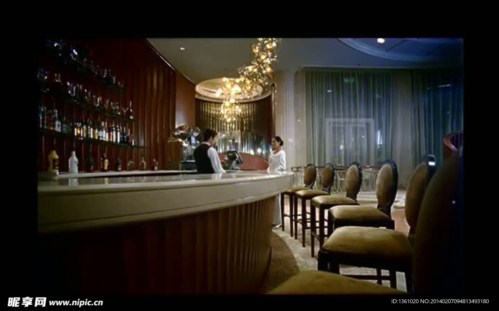 酒店柜台视频素材