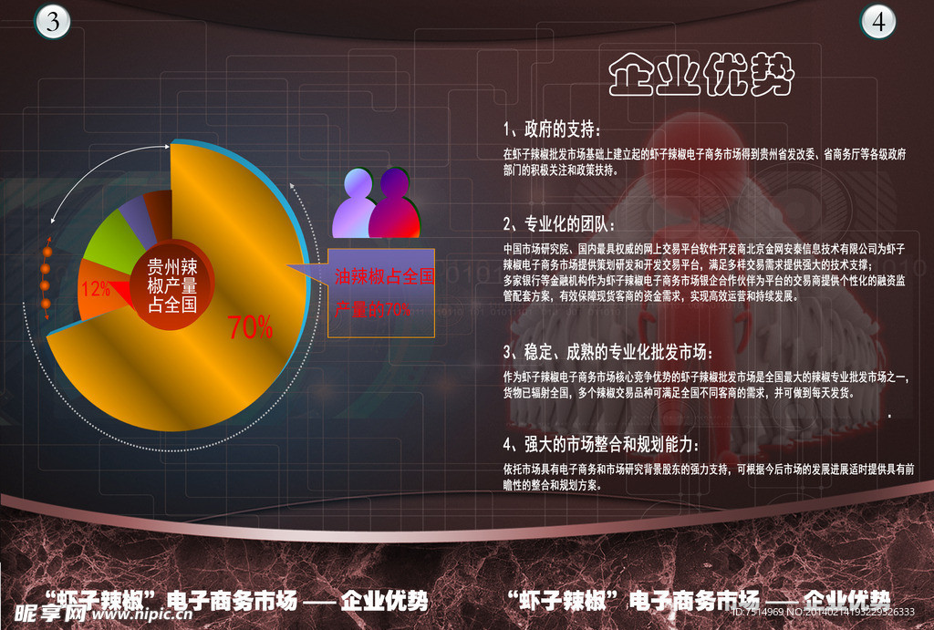 电商项目宣传册