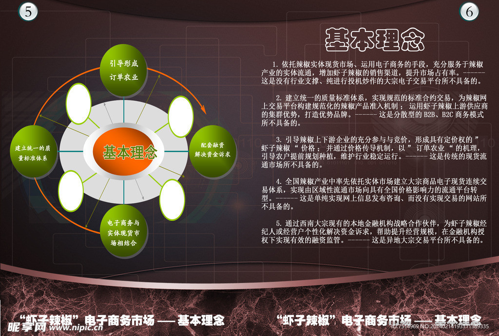 电商项目宣传册