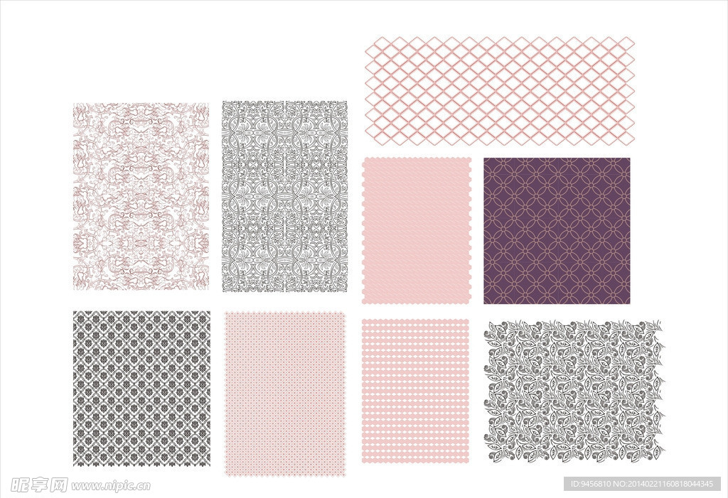 时尚欧式精美矢量底纹