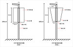 灯杆道旗结构图