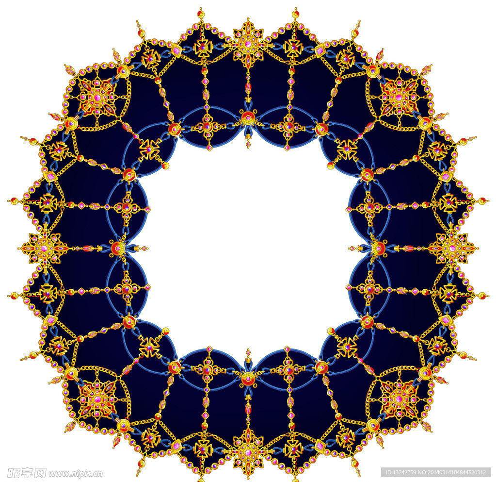 方巾花 民族风图案