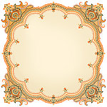 方巾花 民族风图案