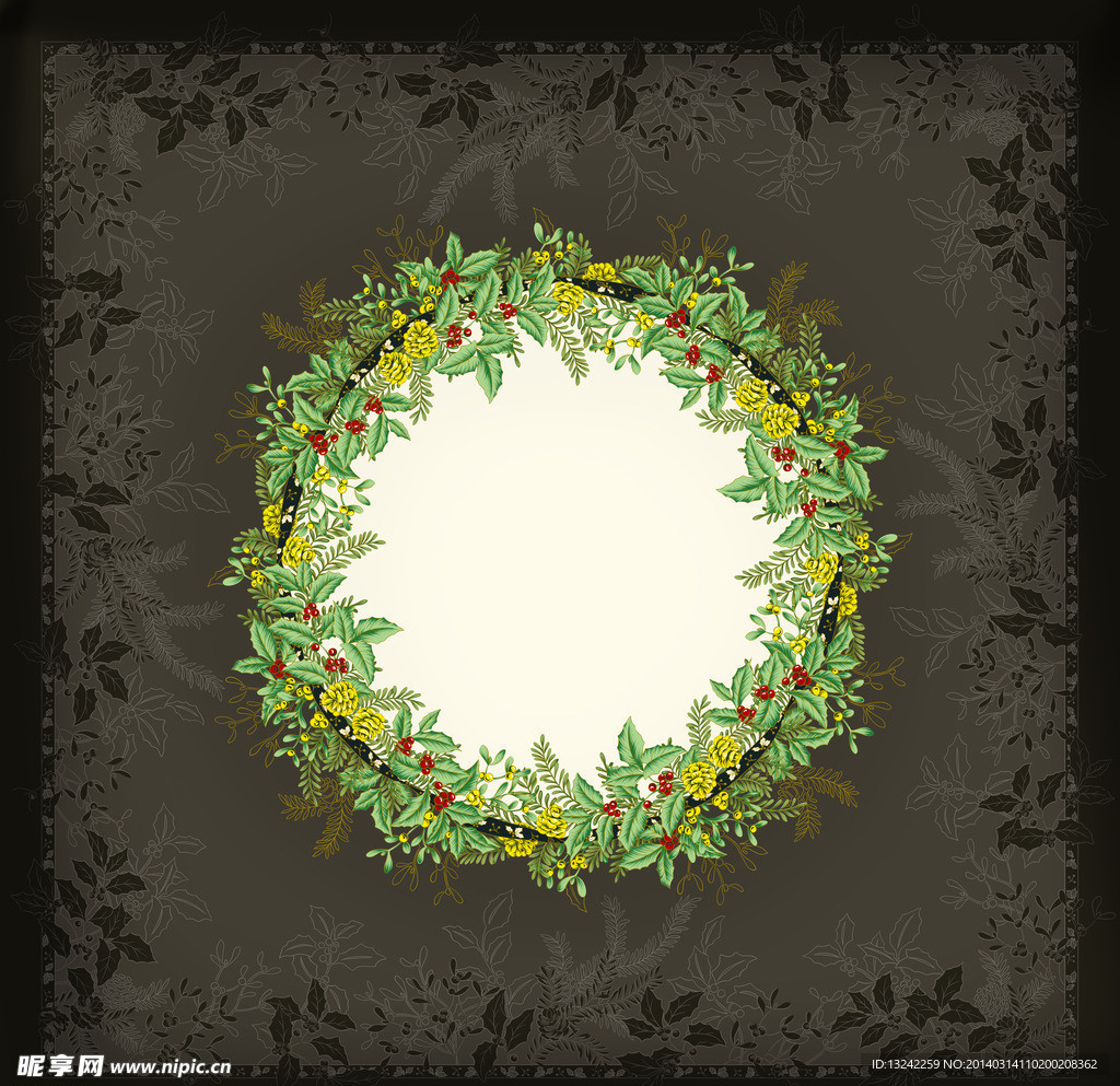 方巾花 民族风图案