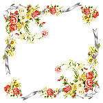 方巾花 民族风图案