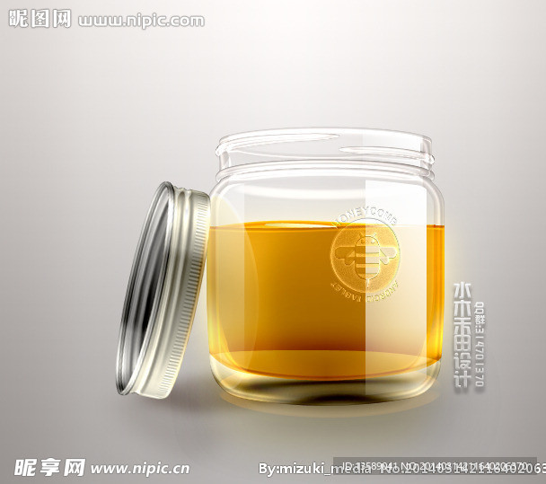 化妆品包装蜂蜜瓶子
