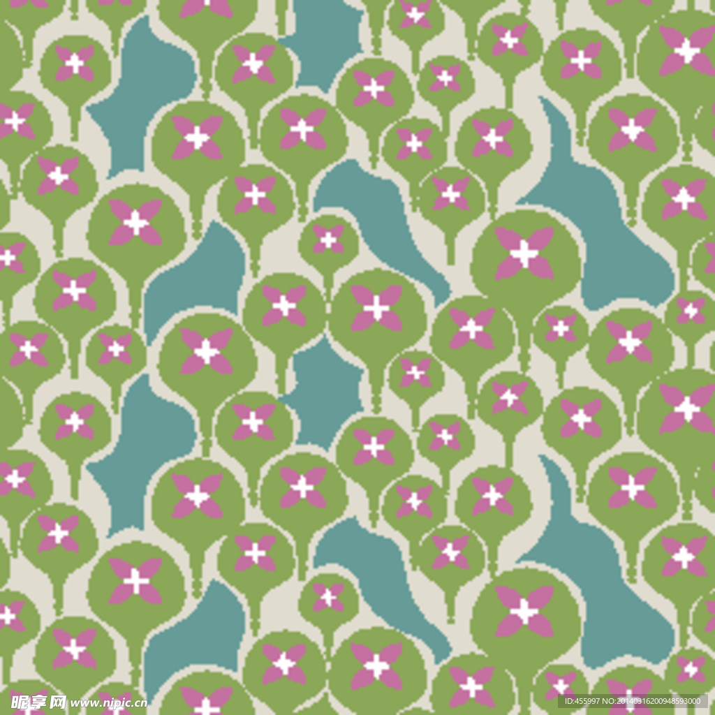 水滴形图案底纹背景