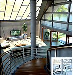 室内客厅场景模型