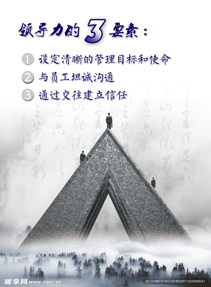 领导力 挂图 金字塔