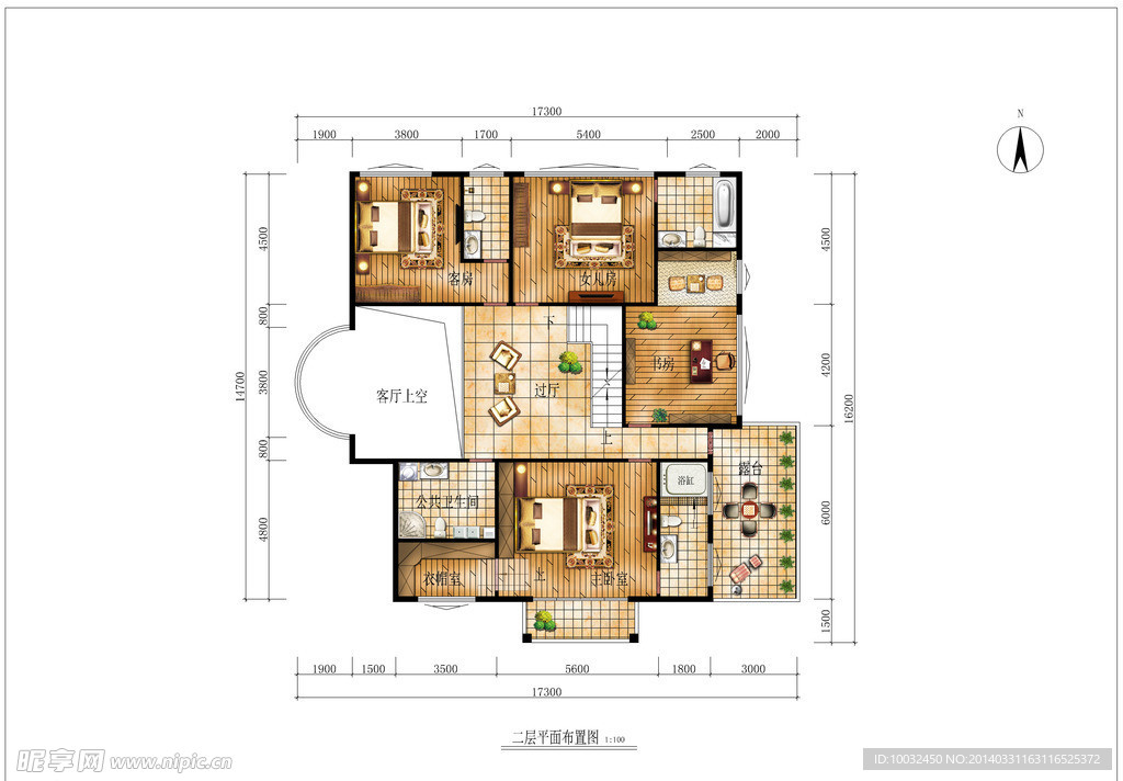 豪华 高档 户型图