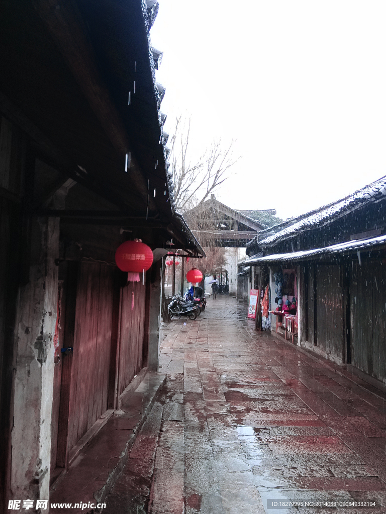 南浔古镇 雪