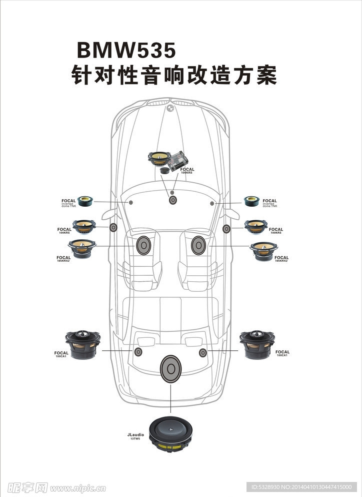 汽车音响路线图
