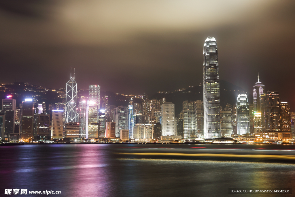 繁华城市大都市夜景