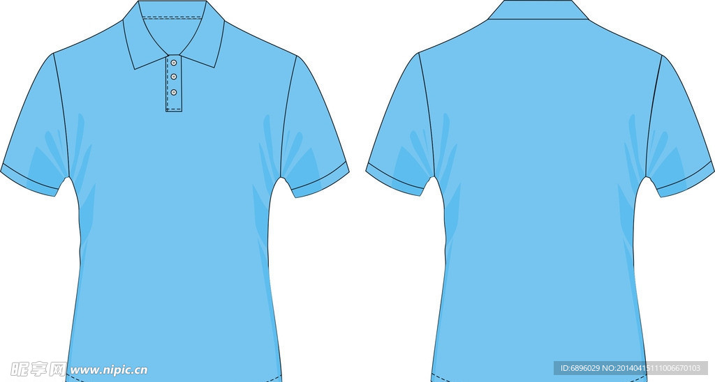 3D服装T恤效果图