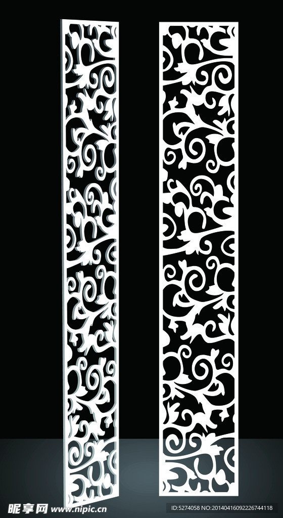 雕花 镂空 屏风