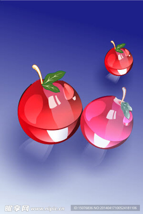 水晶苹果源文件