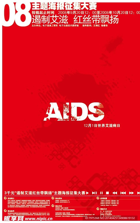 预防艾滋病海报大赛