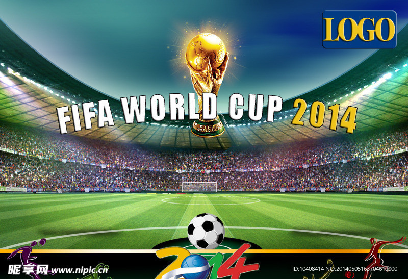 巴西世界杯足球海报