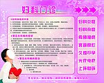 妇科展板