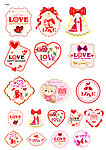 结婚标贴 爱情标签