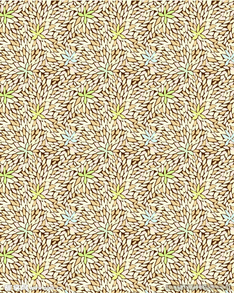 小碎花数码印花