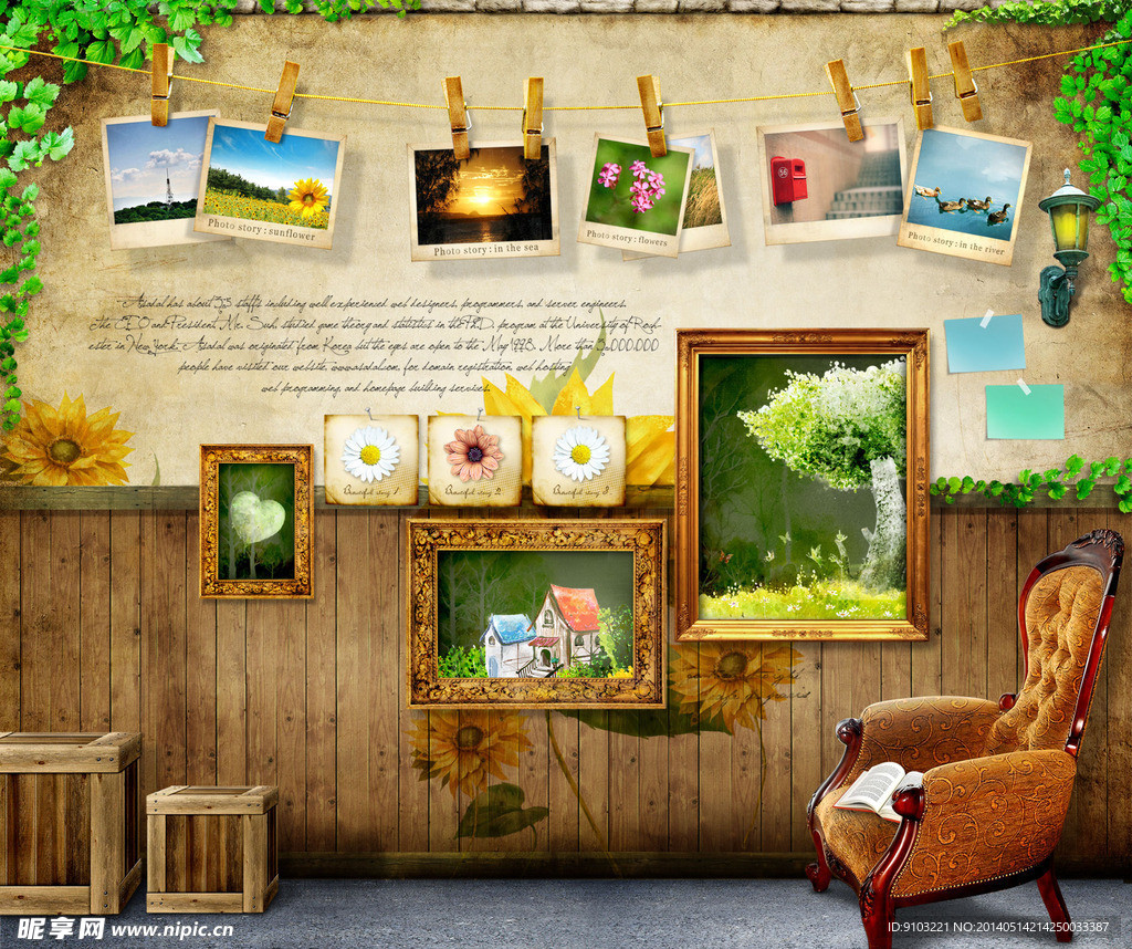 可爱温馨家居场景