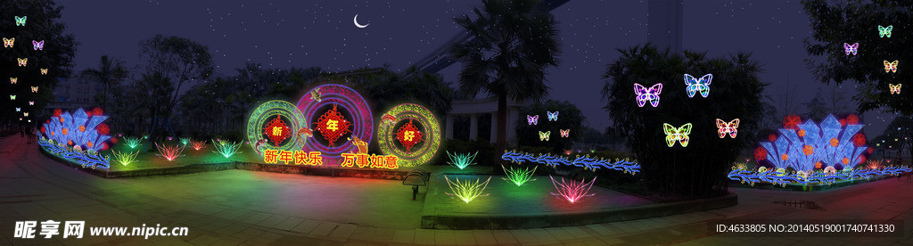 彩灯 灯会 亮化