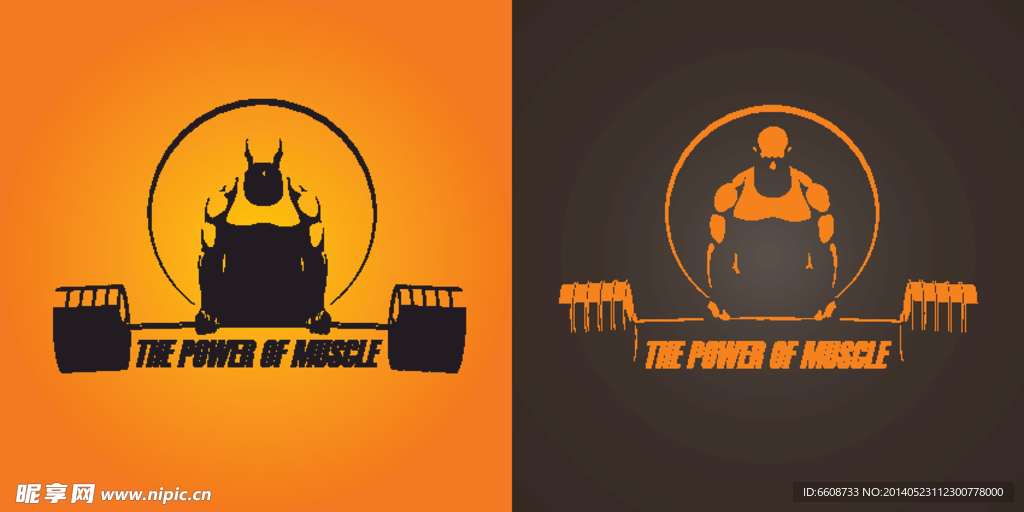 健身图标健身设计