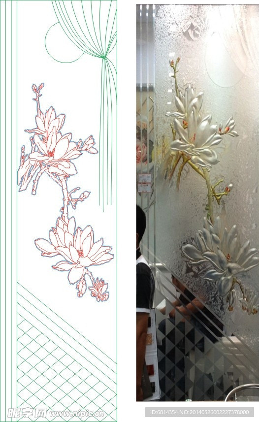 花好月圆 玉兰 月亮