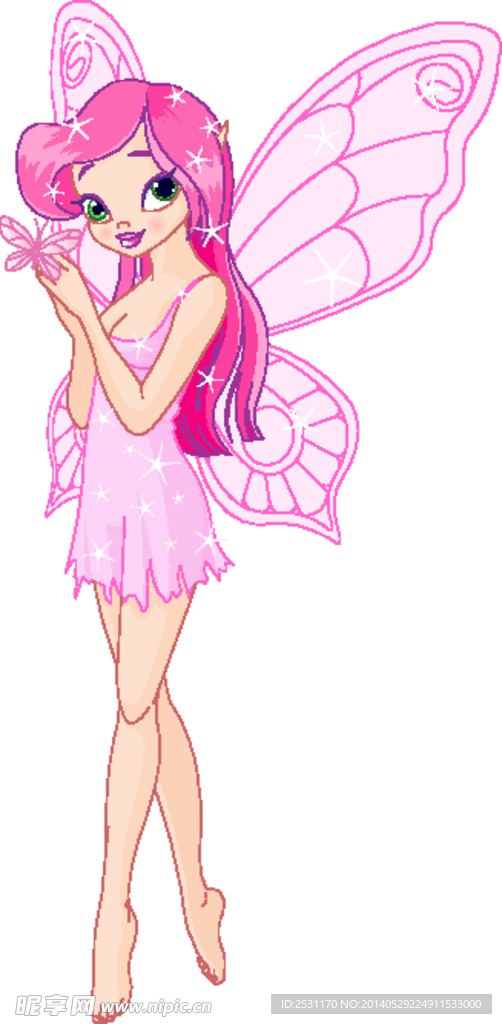 公主天使小女孩