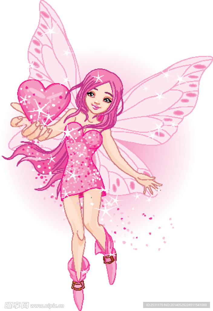 公主天使小女孩