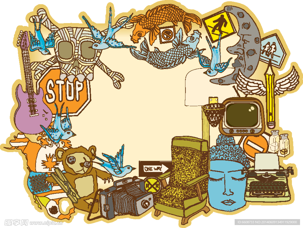 卡通背景  卡通设计