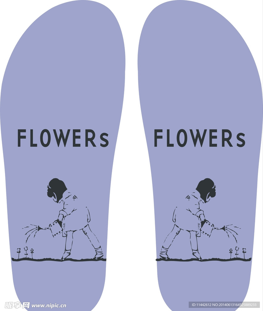 FLOWERS拖鞋