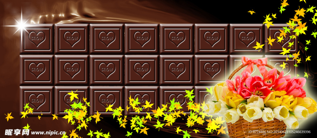 巧克力背景