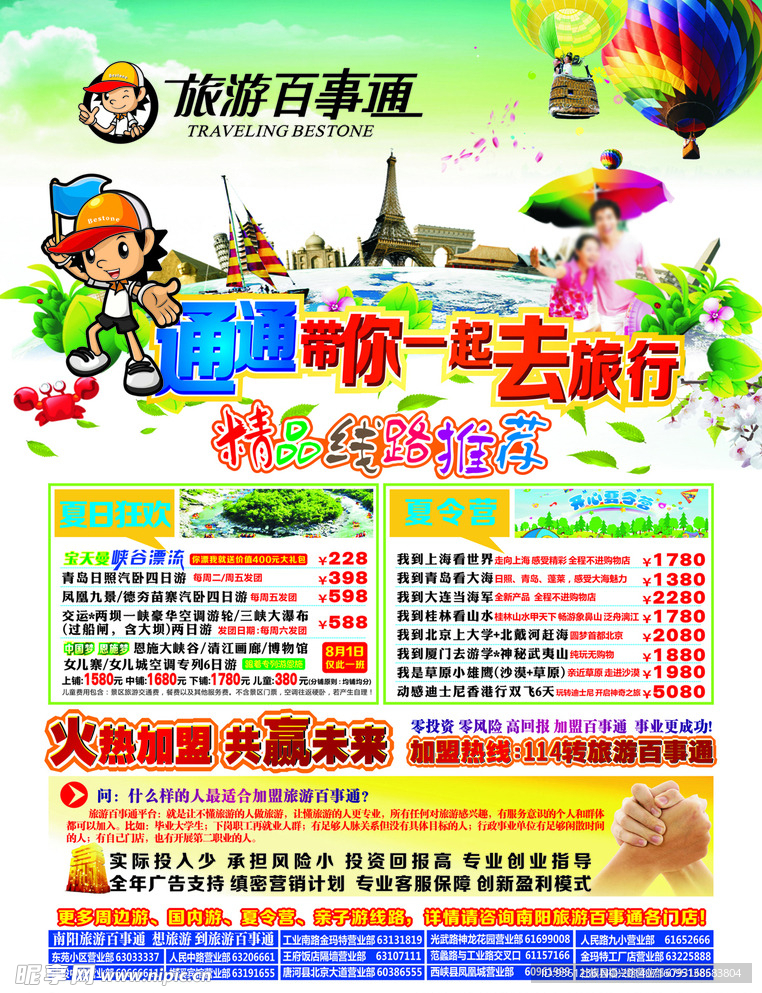 旅游宣传页 电梯广告