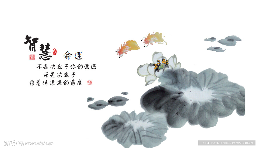 荷花 励志名言 励志 