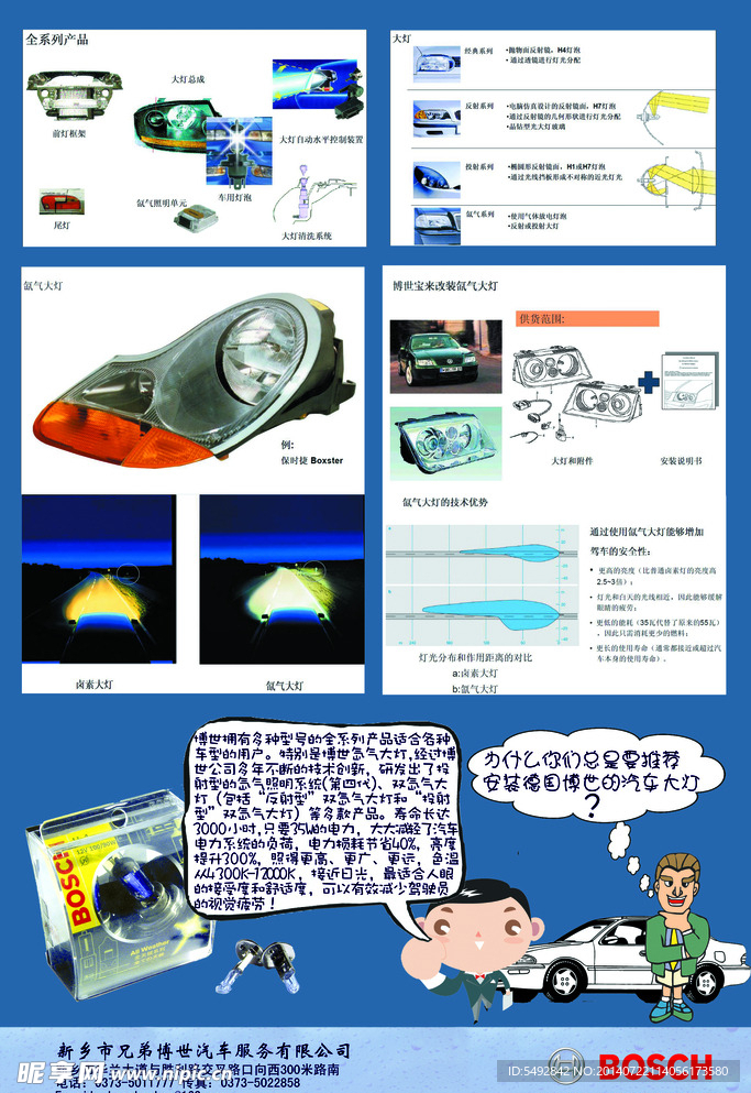 博世大灯宣传图