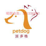 卡通小狗小猫标志