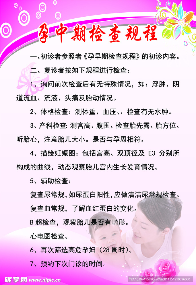 孕中期检查规程