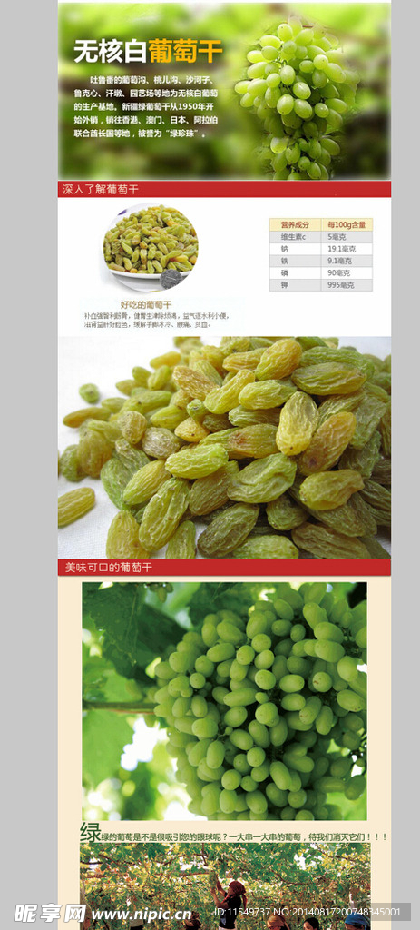 葡萄干详情