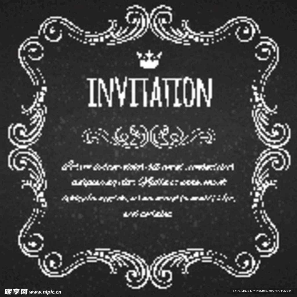 矢量复古欧式花纹边框