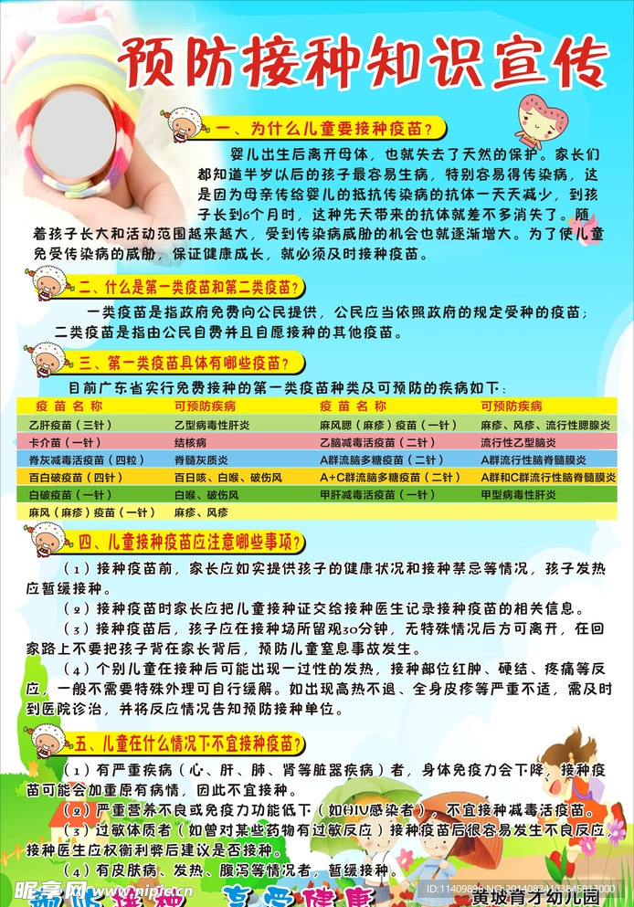 预防接种知识宣传