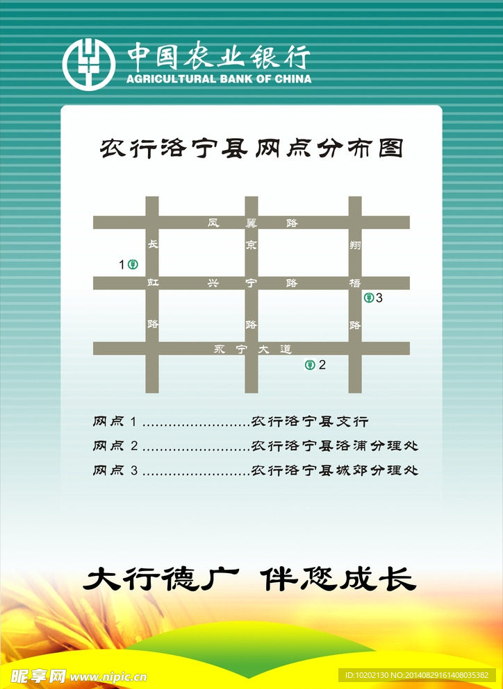 农行网点分布图
