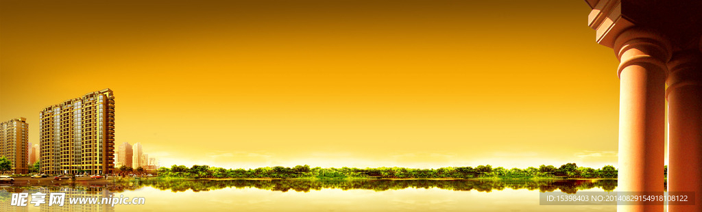 水岸家园地产广告