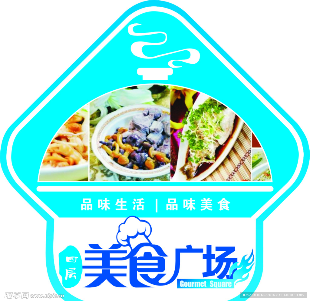 美食地贴