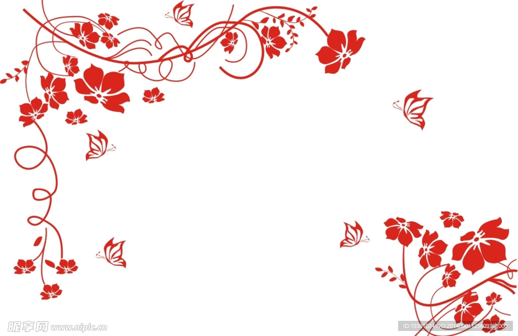 矢量 花纹 硅藻泥 设